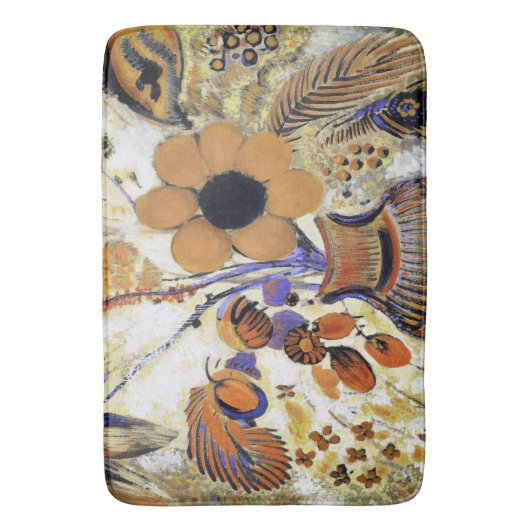 Etruscan Vase with Flowers, Redon Badmat (Voorkant Verticaal)