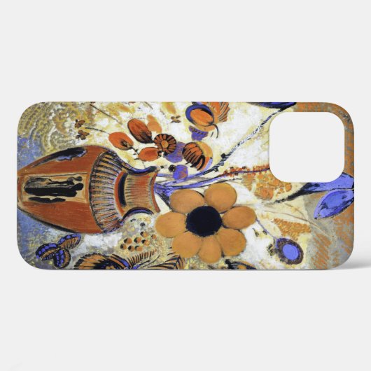 Etruscan Vase with Flowers, Redon Case-Mate iPhone Case (Achterkant (horizontaal))