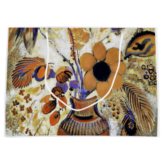 Etruscan Vase with Flowers, Redon Groot Cadeauzakje (Voorkant)