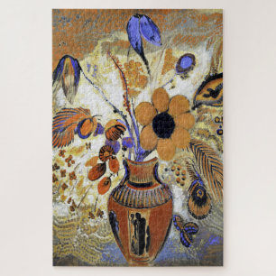 Etruscan Vase with Flowers, Redon Legpuzzel