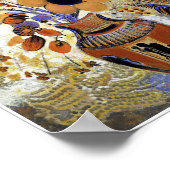 Etruscan Vase with Flowers, Redon Poster (Hoek)