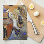 Etruscan Vase with Flowers, Redon Theedoek (Quarter Fold)