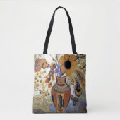 Etruscan Vase with Flowers, Redon Tote Bag (Voorkant)