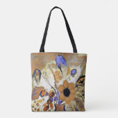 Etruscan Vase with Flowers, Redon Tote Bag (Achterkant)