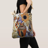 Etruscan Vase with Flowers, Redon Tote Bag (Dichtbij)