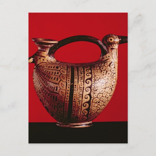 Etruskaskos in de vorm van een eend briefkaart (Voorkant)