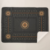 Etruskische Bucchero-stijl Sherpa Deken (Voorkant (horizontaal))