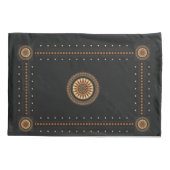 Etruskische mindere Bucchero-stijl Kussensloop (Achterkant)