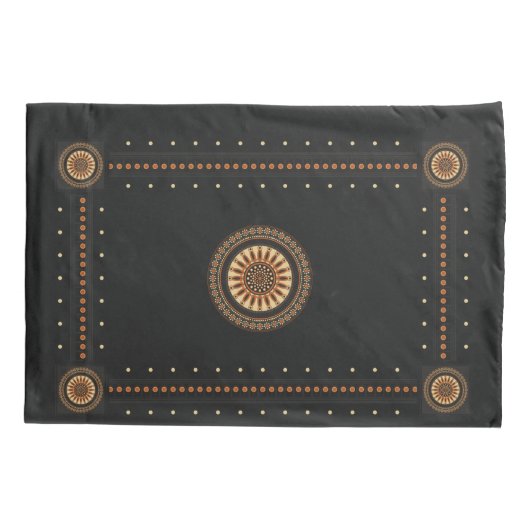 Etruskische mindere Bucchero-stijl Kussensloop (Achterkant)