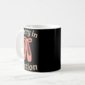 Etry In Motion Ballet Dancer Quote Gift Koffiemok (Voorkant links)