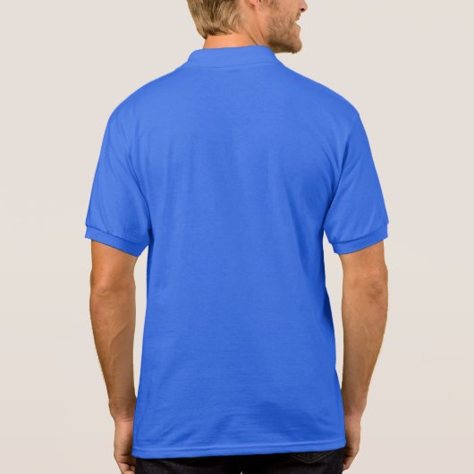 ETS-Logo Polo (blauw) (Achterkant)