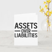 Ets Over Liabilities _ Funny Accountant _ Motivati Kaart (Gele Bloem)