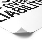 Ets Over Liabilities _ Funny Accountant _ Motivati Poster (Hoek)