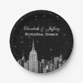 Etsen NYC ESB Skyline Star DIY Bg Papieren Bordje (Voorkant)