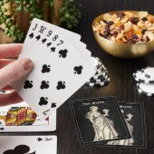 etsen van heksen pokerkaarten (Insitu)