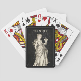 etsen van heksen pokerkaarten