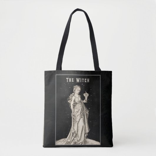 etsen van heksen tote bag (Voorkant)