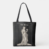 etsen van heksen tote bag (Achterkant)