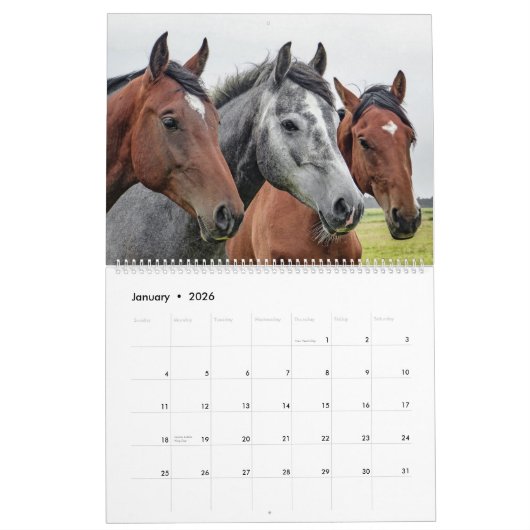 Etsy_Calender (paard) Kalender (Jan 2026)