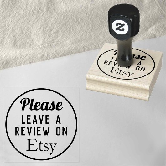 Etsy Crafting Review Rubberstempel