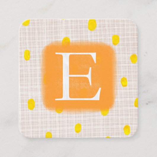 ETSY VIERKANTE VISITEKAARTJE (Voorkant)
