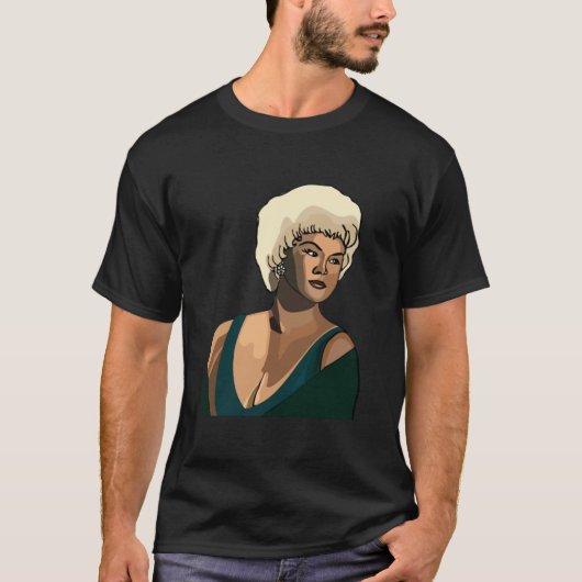 Etta James Singer Illustratie T-shirt (Voorkant)