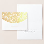 Ettant Folie Elegant Pattern Wedding Card Folie Kaarten (Display)