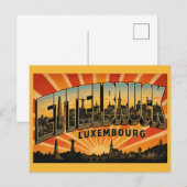 Ettelbruck Luxemburg Monument Briefkaart (Voorkant / Achterkant)