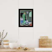 Ettore Tito Pochoir Art Deco Poster (Keuken)