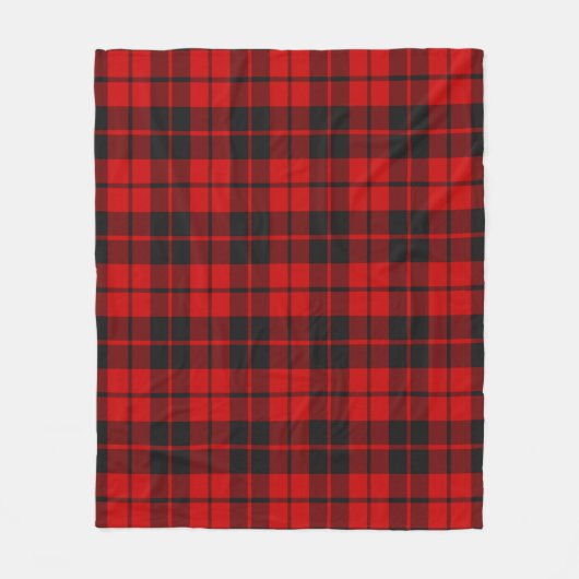 Ettrick District Plaid Fleece Deken (Voorkant)