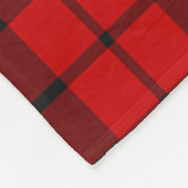Ettrick District Plaid Fleece Deken (Hoek)