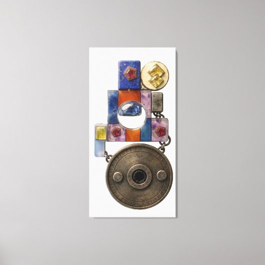 Etude 14: Chronograaf. De Bewaker van de Tijd. Canvas Afdruk (Voorkant)