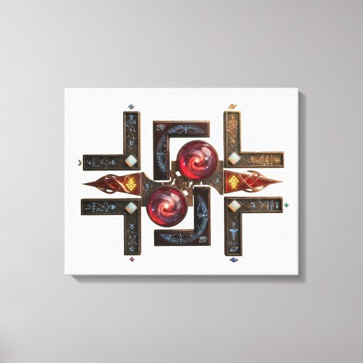 Etude № 15 - "Naar de vier windrichtingen". Canvas Afdruk (Voorkant)