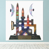 Etude №16 Astral Piloot ver.1 Canvas Afdruk (Insitu (Houten vloer))
