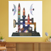 Etude №16 Astral Piloot ver.1 Canvas Afdruk (Insitu (Woonkamer))