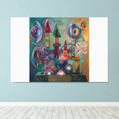 Etude №16 Astral Pilot ver.2 Canvas Afdruk (Insitu (Houten vloer))