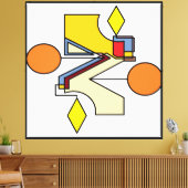 "Etude 8. Vuurtoren" Canvas Afdruk (Insitu (Woonkamer))