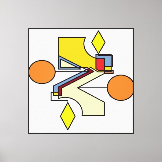 "Etude 8. Vuurtoren" Canvas Afdruk (Voorkant)