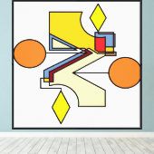 "Etude 8. Vuurtoren" Canvas Afdruk (Insitu (Houten vloer))