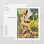 Etude Pour Faune van Henri-Edmond Cross Briefkaart (Voorkant / Achterkant)