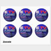 ETV Live Round Sticker (Vel)