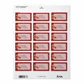 Etykette voor Strawberry Daiquiri Etiket (Full Sheet)