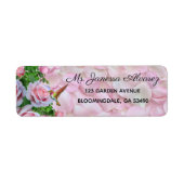 Etyketteerlabels met afbeelding van kolibrie en ro etiket (Voorkant)