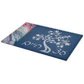 Etz Chaim Tree of Life Marble Effect Challah Snijplank (Hoek)