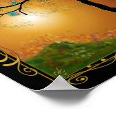 Etz Chayim Tree of Life Hebrew Alphabet Giclee Art Poster (Hoek)