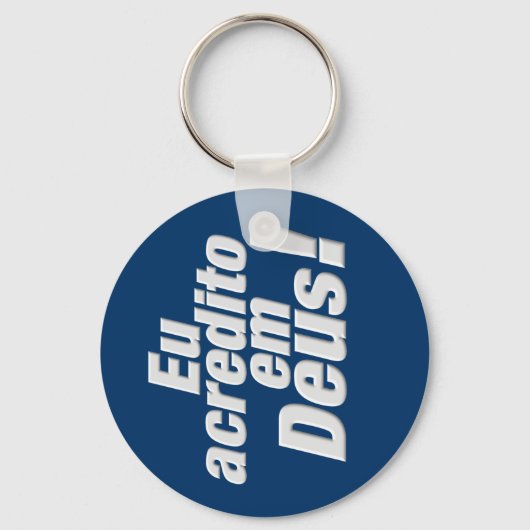 EU ACREDITO EM DEUS SLEUTELHANGER (Voorkant)