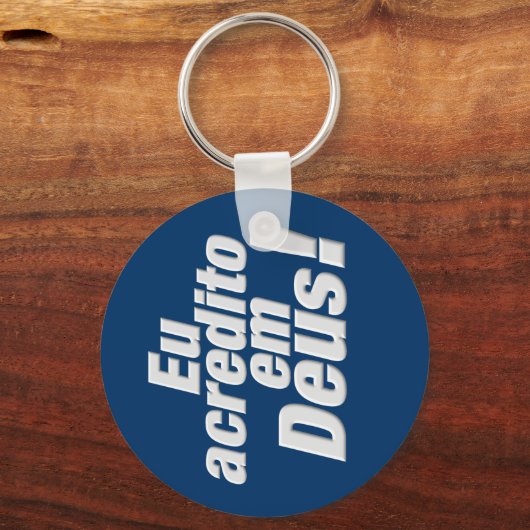 EU ACREDITO EM DEUS SLEUTELHANGER (Voorkant)