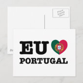 EU Amo Portugal Briefkaart (Voorkant / Achterkant)