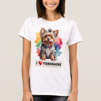 Eu amo Yorkshire T-shirt