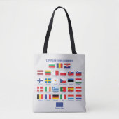 EU - Canvas tas EU - landen (Voorkant)